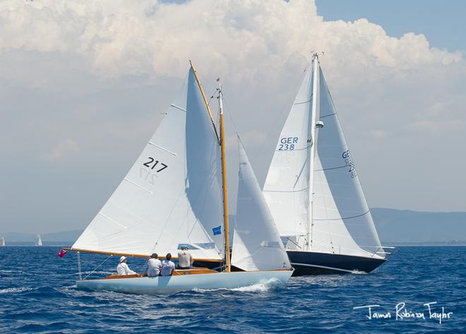 Day 3 – Raindrop and Optimist – Argentario Sailing Week and Panerai Classic Yacht Challenge ©  James Robinson Taylor